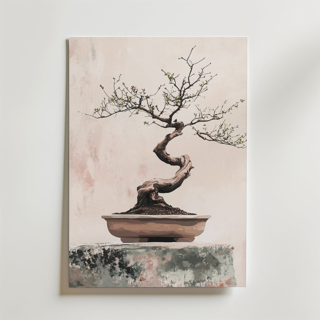 Silent Bonsai Balance Poster