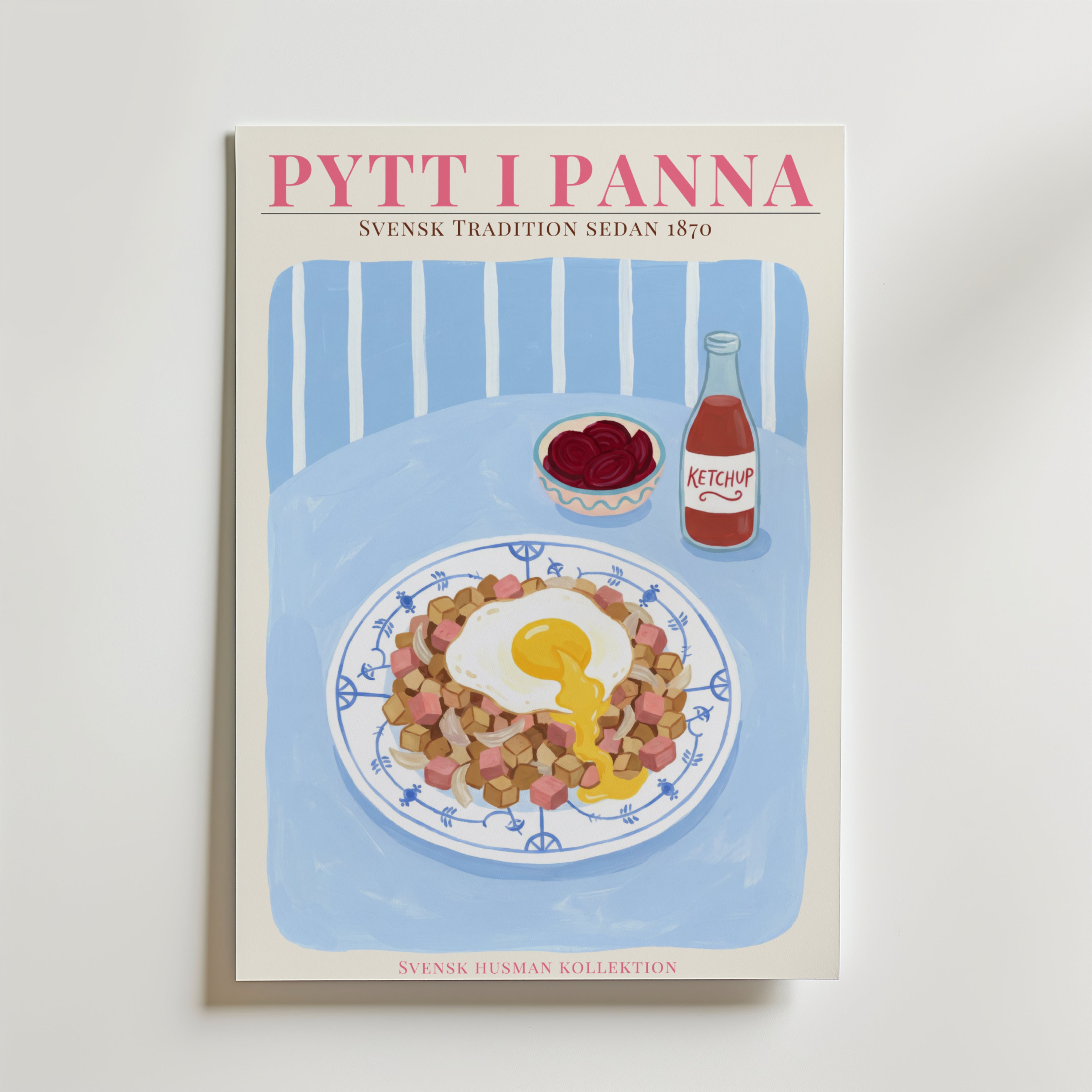 Pytt i Panna Poster affisch – poster till väggdekoration – köp online hos Bozetto