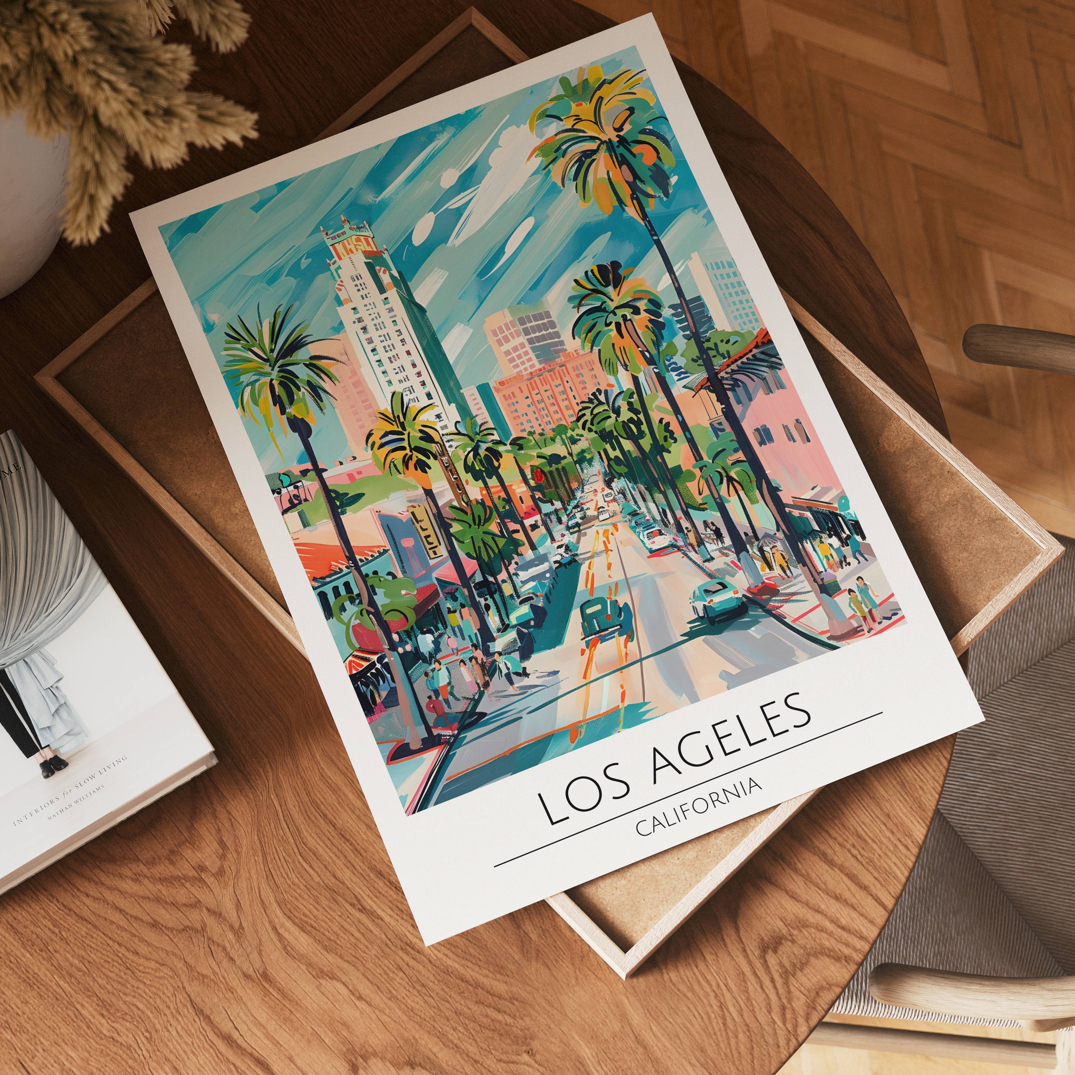 Los Angeles Palm Avenue Poster
