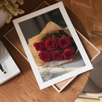Romantic Red Roses Poster