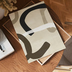 Interwoven Curves Poster