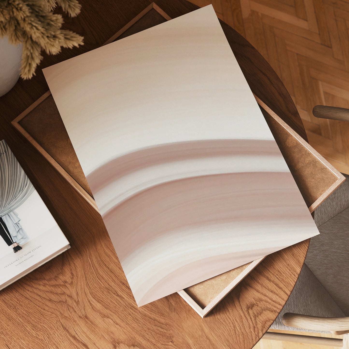 Abstract White Poster