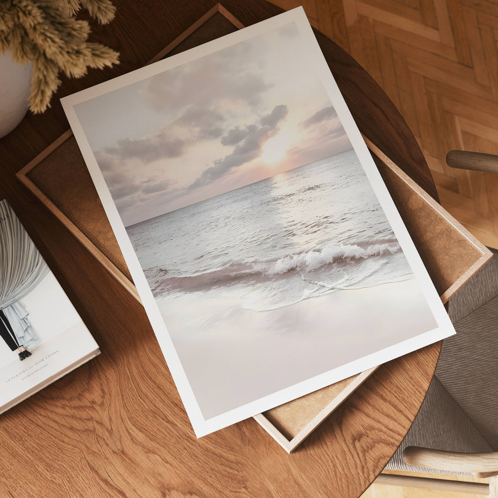 Soft Sunset Shore Poster