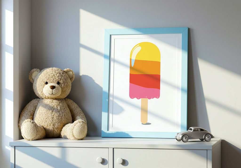 Tropical Ice Cream Poster