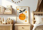 Cheerful Orange Poster