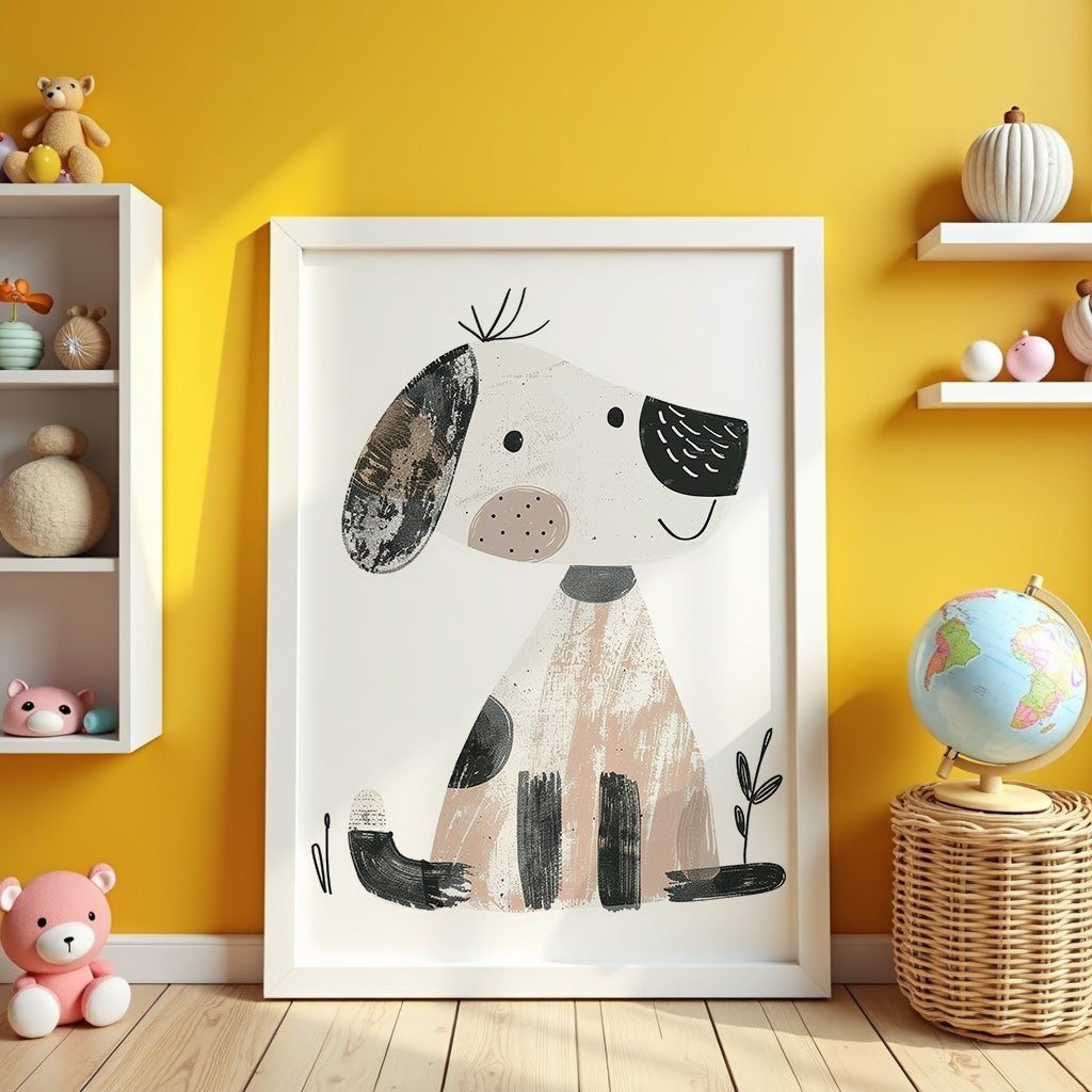 Playful Puppy Poster