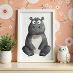 Happy Hippo Poster
