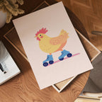 Roller Hen Poster