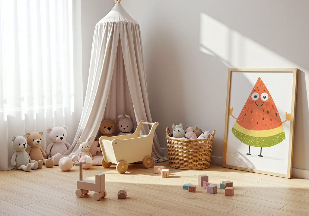 Cheerful Melon Poster