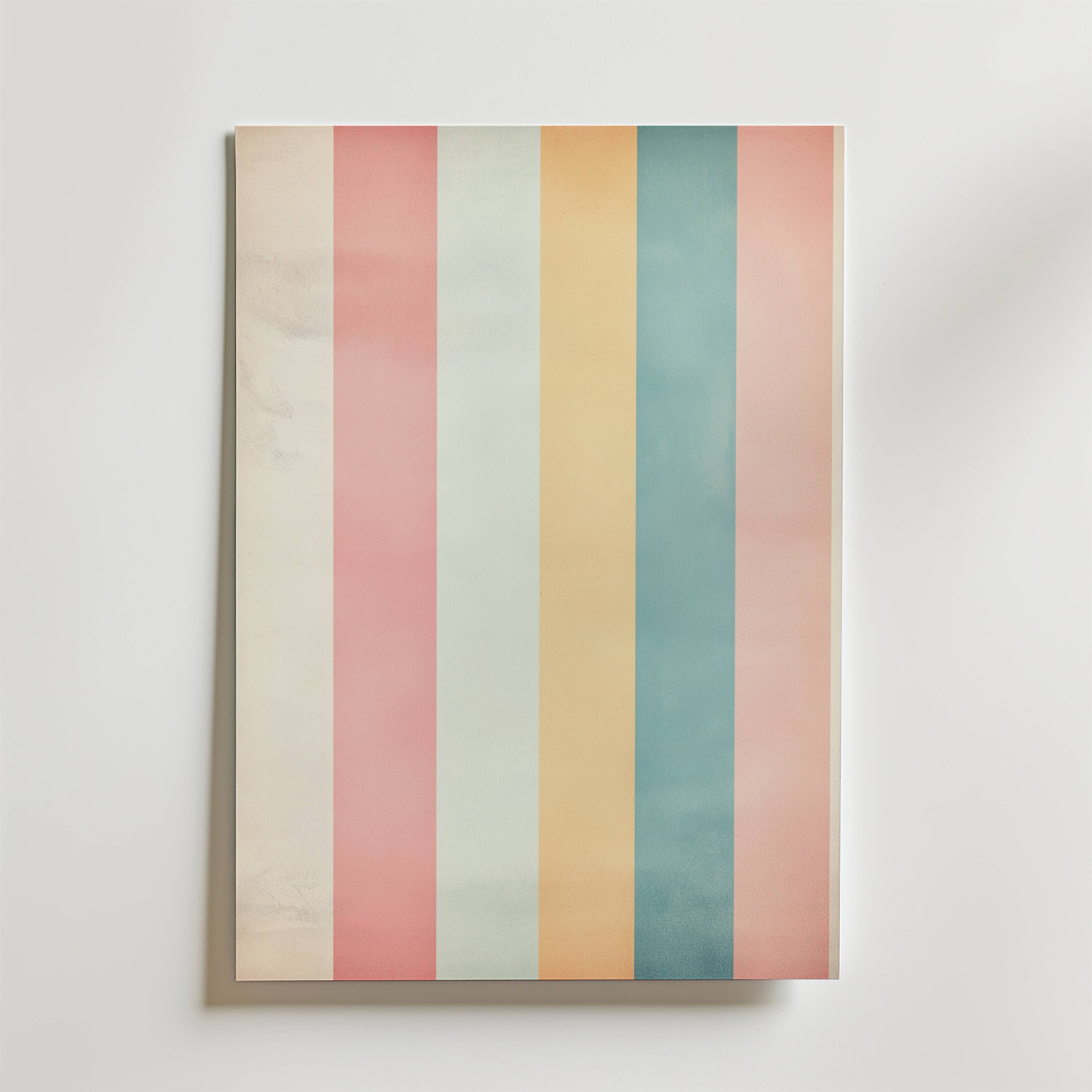 Pastel Stripes Poster