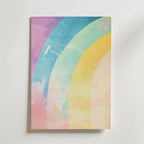 Pastel Rainbow Poster