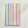 Pastel Stripes Poster