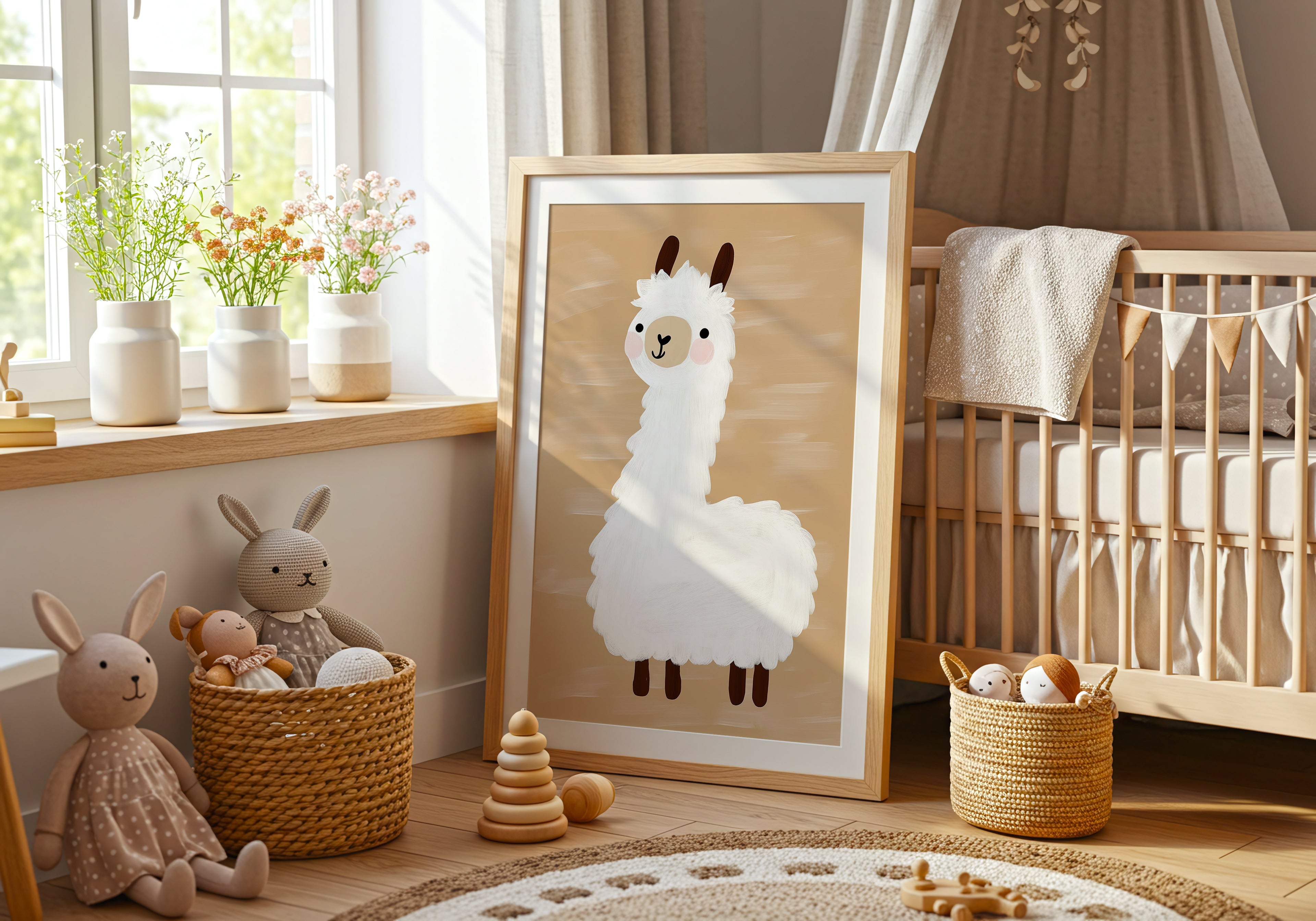Lovely Llama Poster