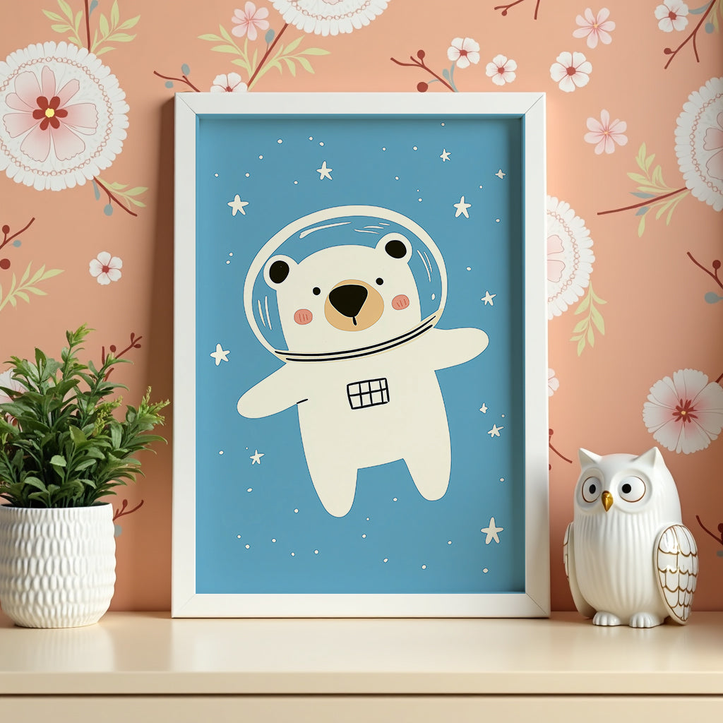 Space Bear Poster