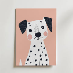 Playful Dalmatian Poster