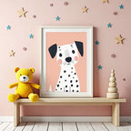 Playful Dalmatian Poster