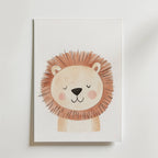 Sleepy Lion Poster