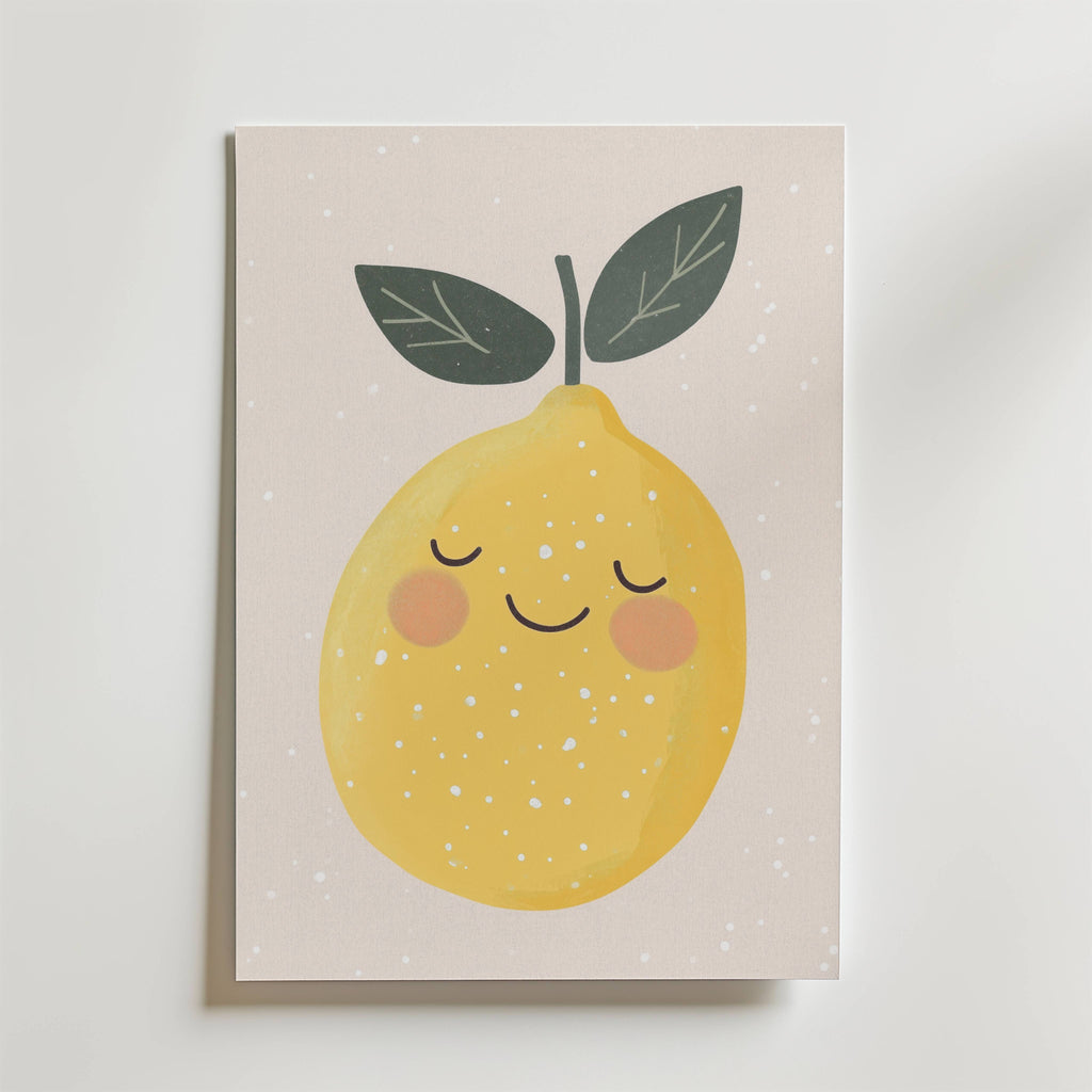 Sleepy Lemon Poster