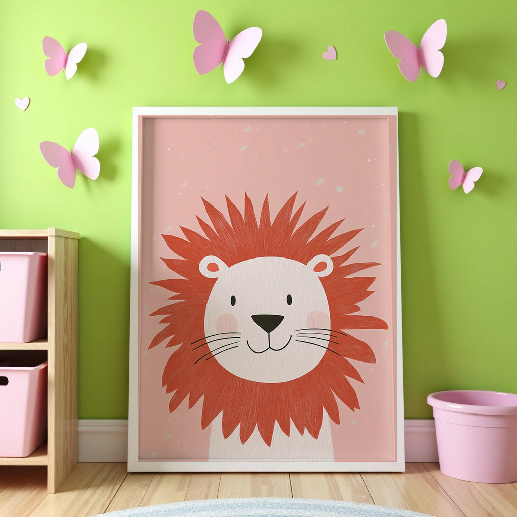 Happy Lion Poster