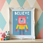 Believe Monster Poster