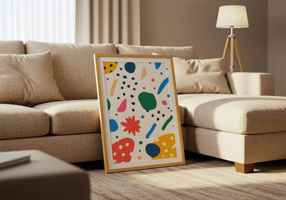 Abstract Joy Poster