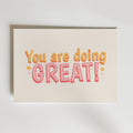 You Are Doing Great Poster