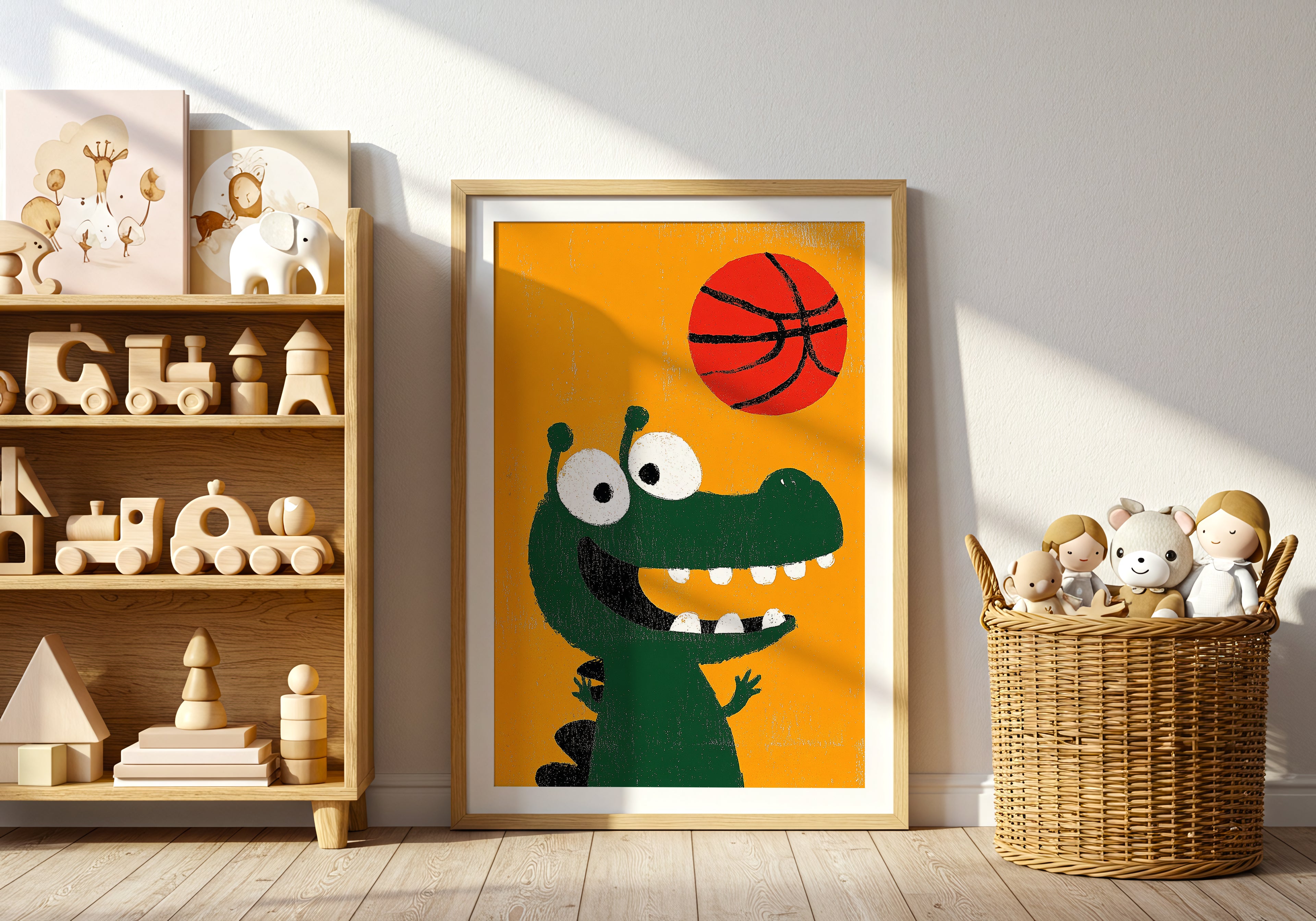 Basket Gator Poster