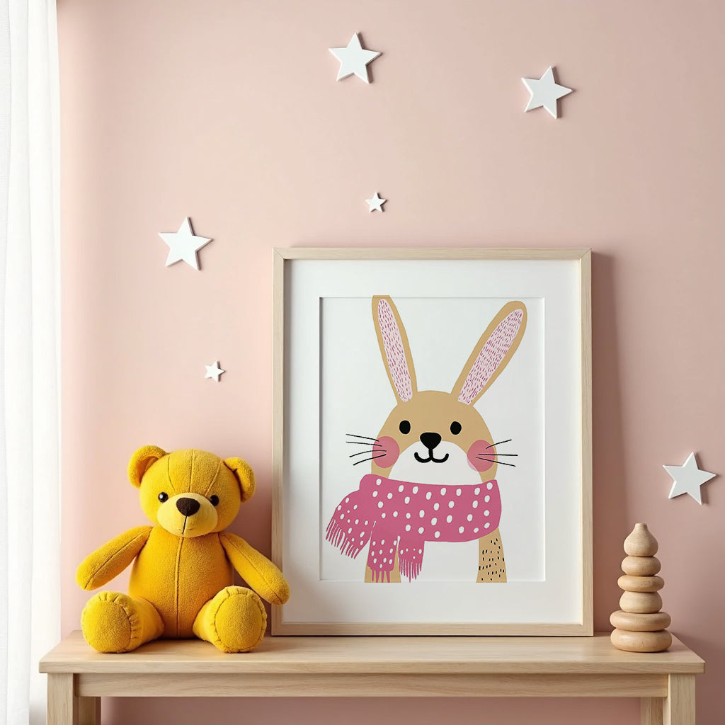 Cozy Bunny Poster