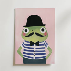 Fancy Frog Poster