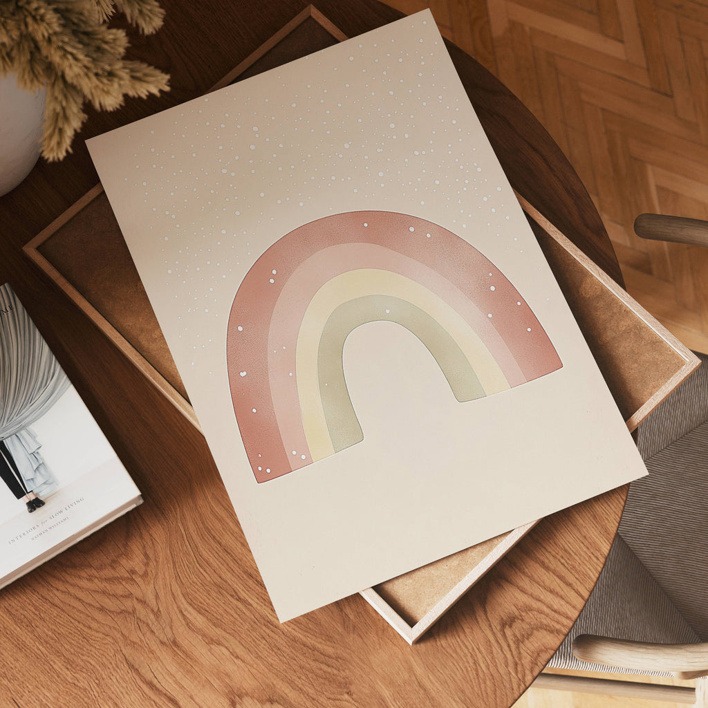 Soft Rainbow Poster
