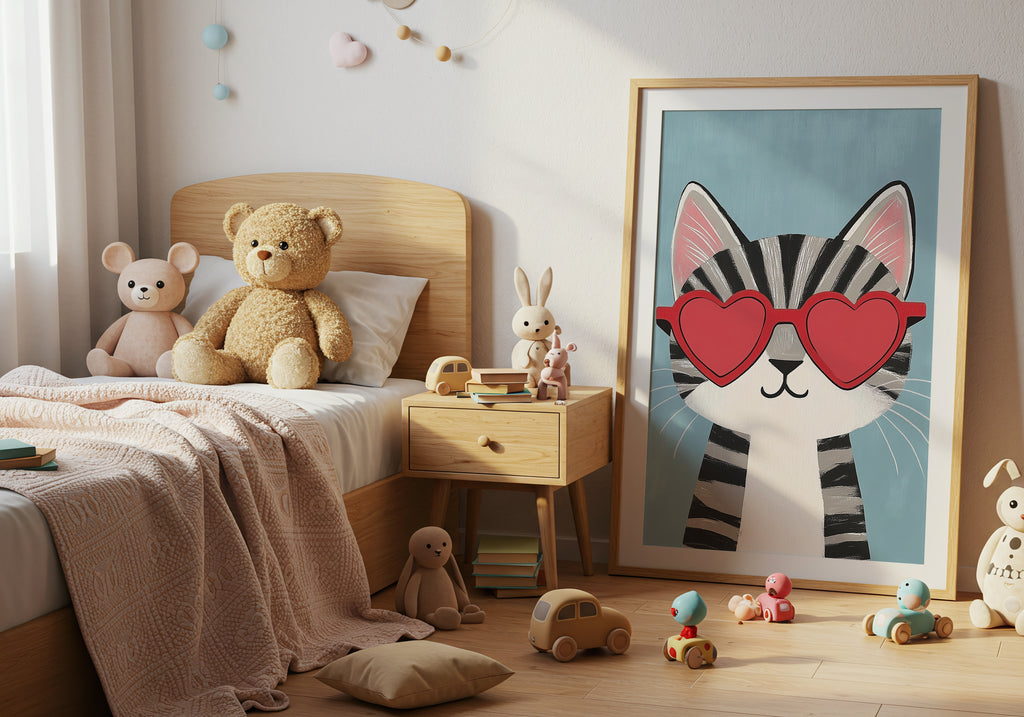 Cool Cat Love Poster