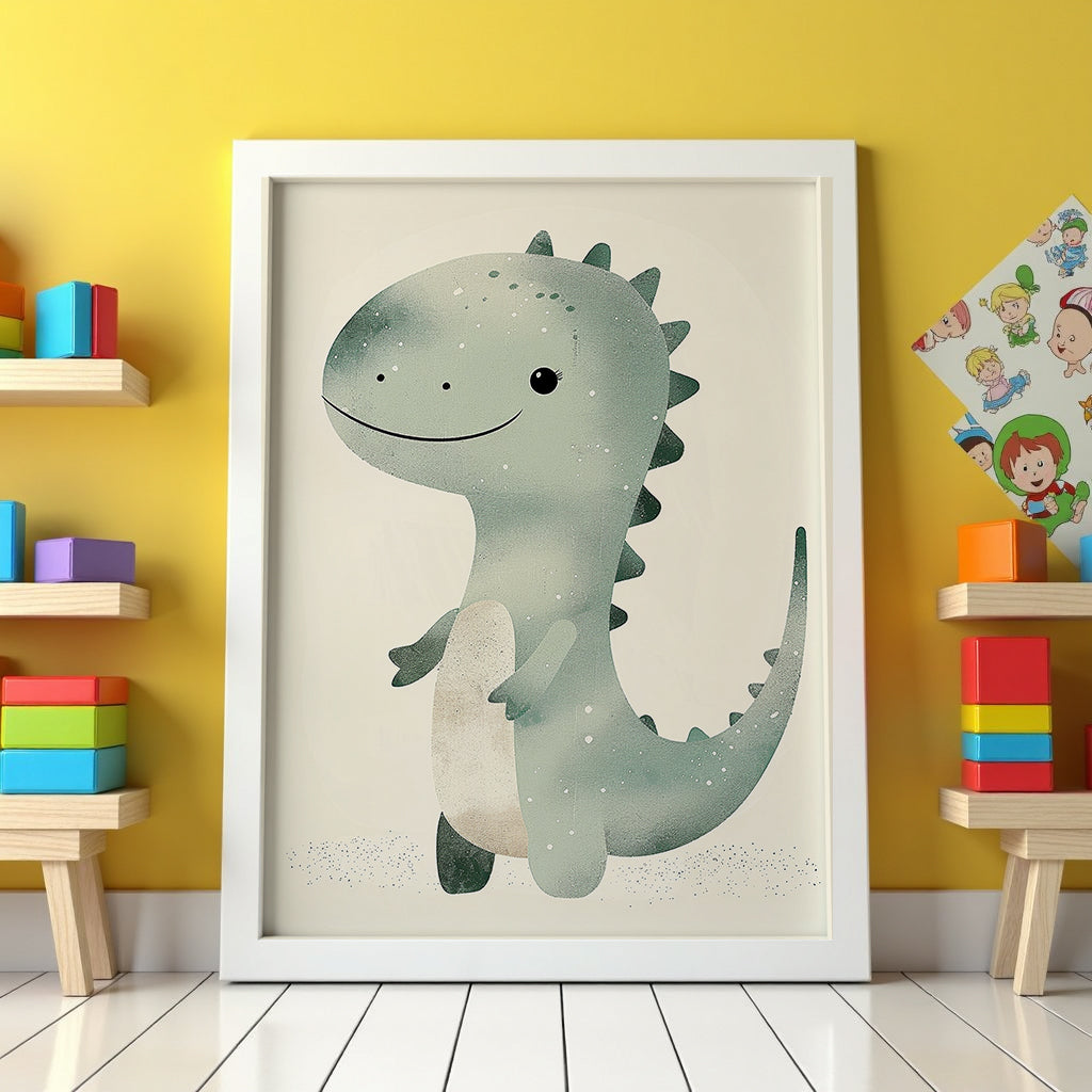 Happy Dino Poster