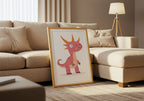 Pink Dino Poster