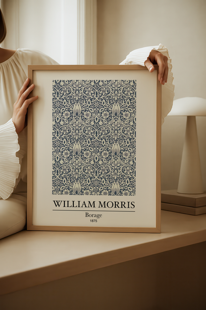 William Morris Borage Poster