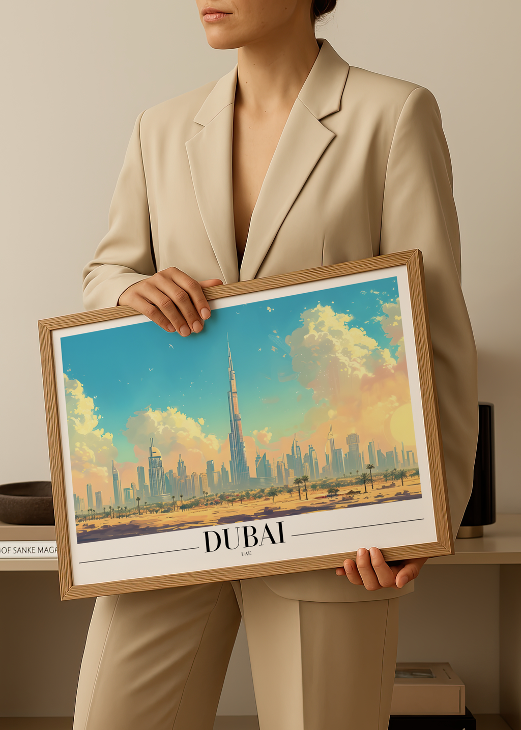 Dubai Skyline Poster