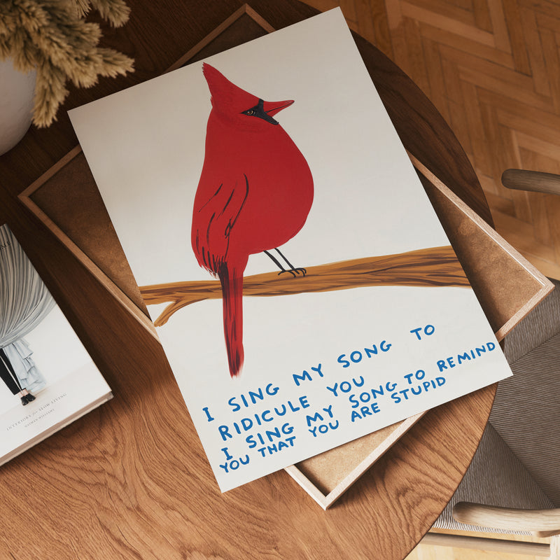Red Cardinal Song Poster