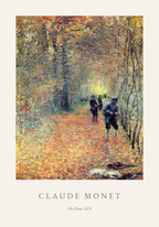 Claude Monet The Hunt Poster