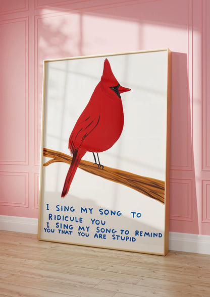 Red Cardinal Song Poster
