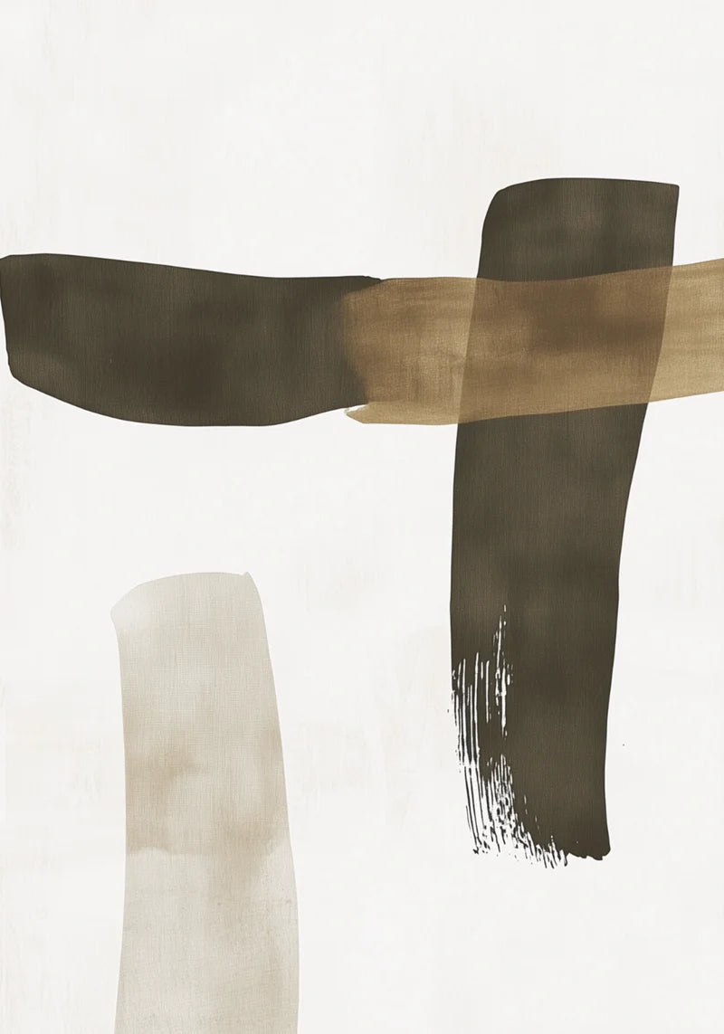 Bold Brushstrokes Poster