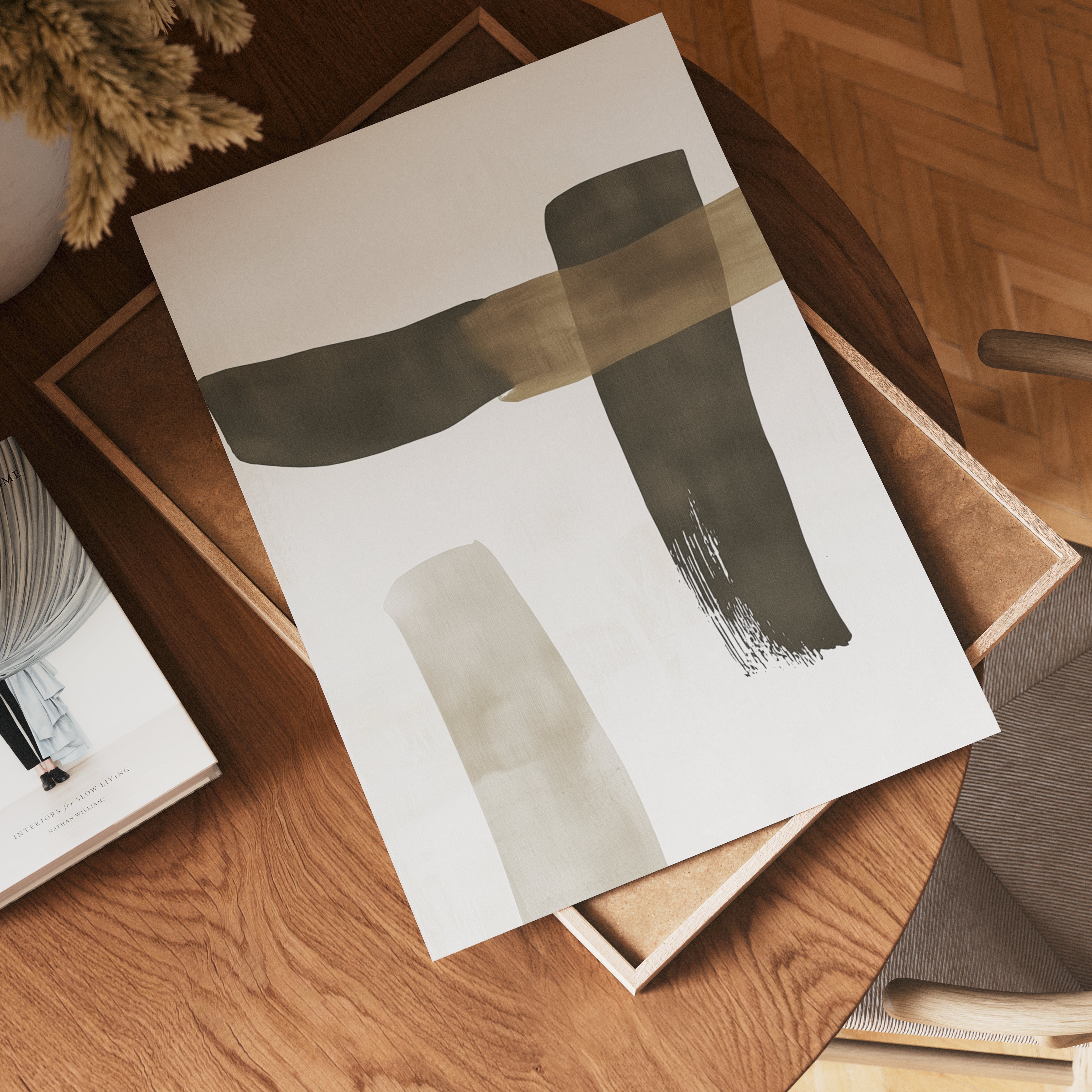 Bold Brushstrokes Poster