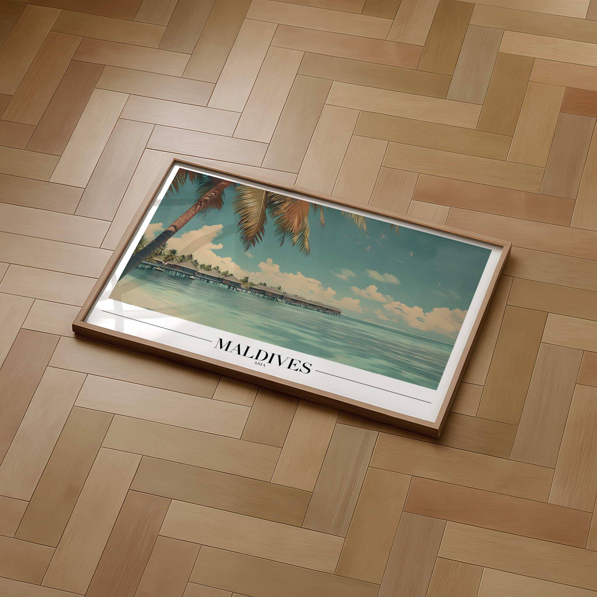 Maldives Paradise Poster