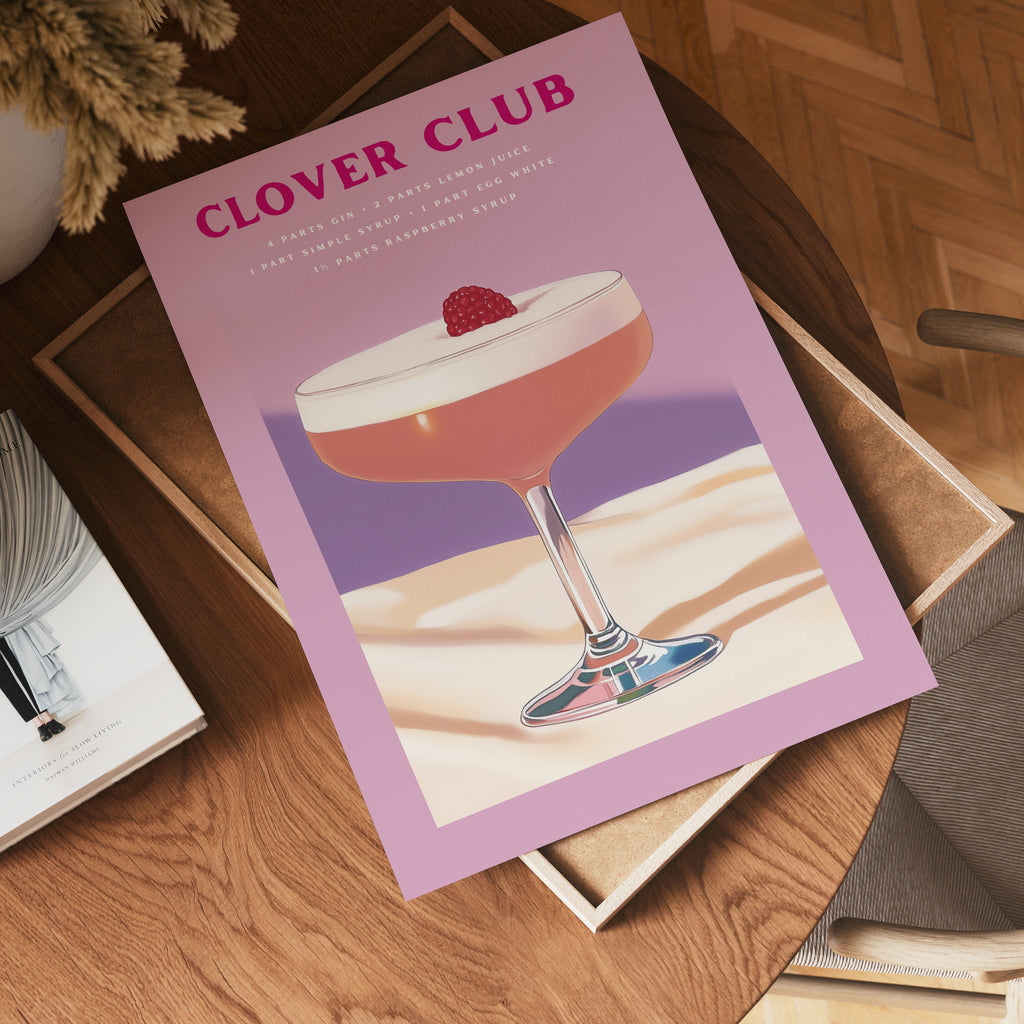 Clover Club Drink Poster