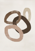 Muted Circles Poster