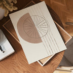 Linear Solar Form Poster