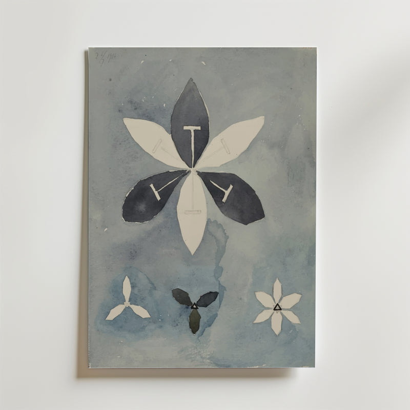 Hilma af Klint Petals of Reflection Poster