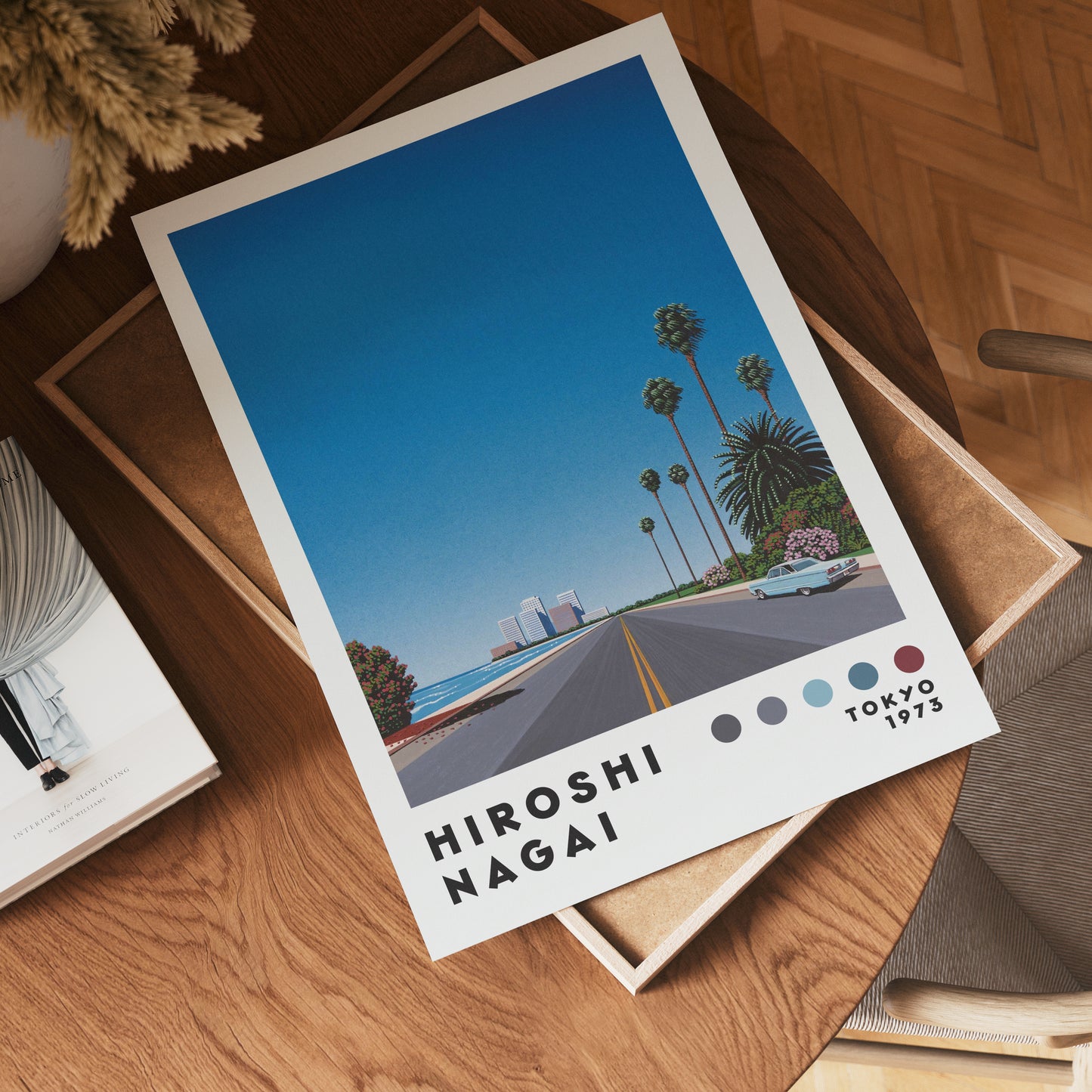 Hiroshi Nagai Coastal Drive Poster