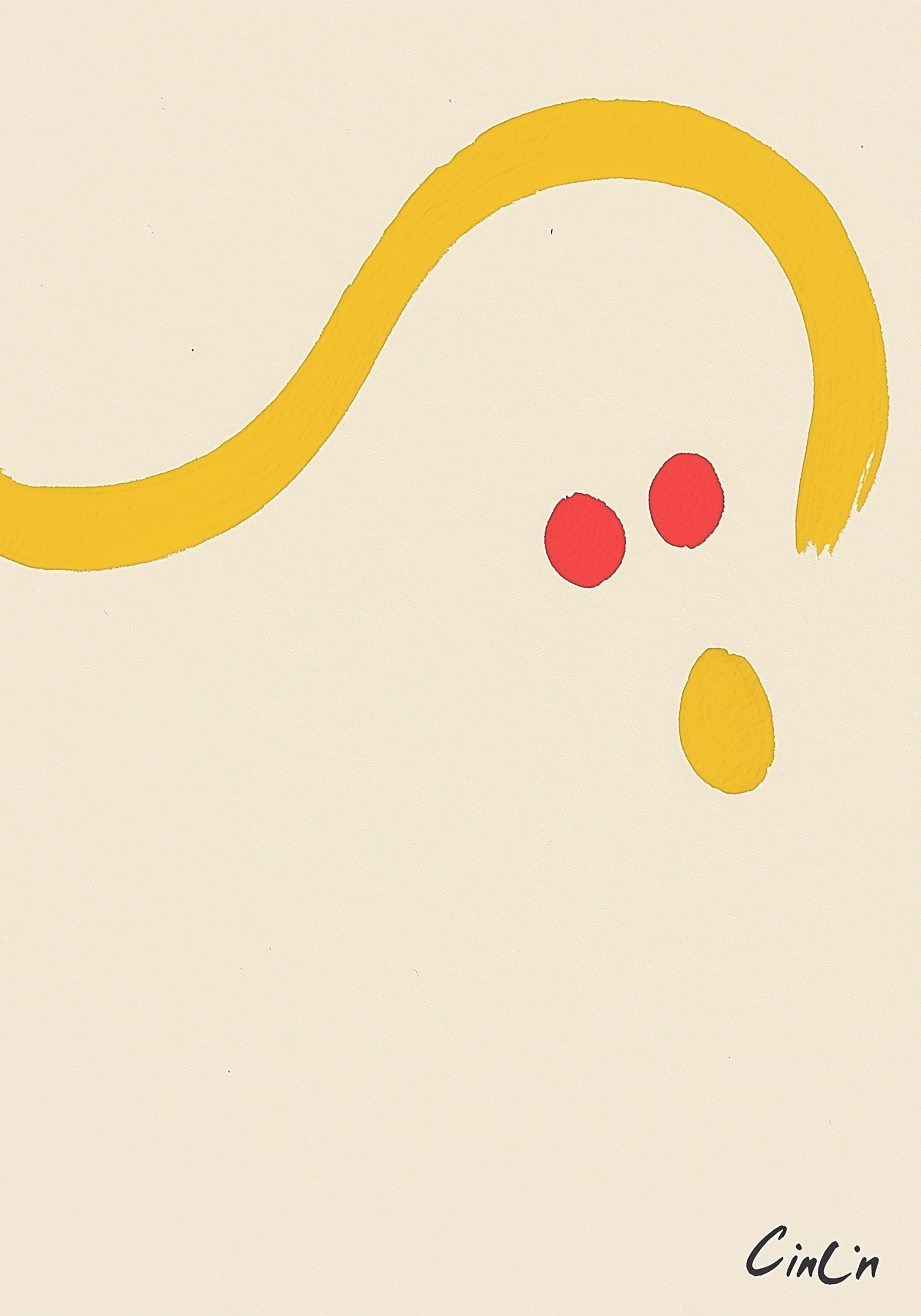 Cin Cin Minimalist Poster