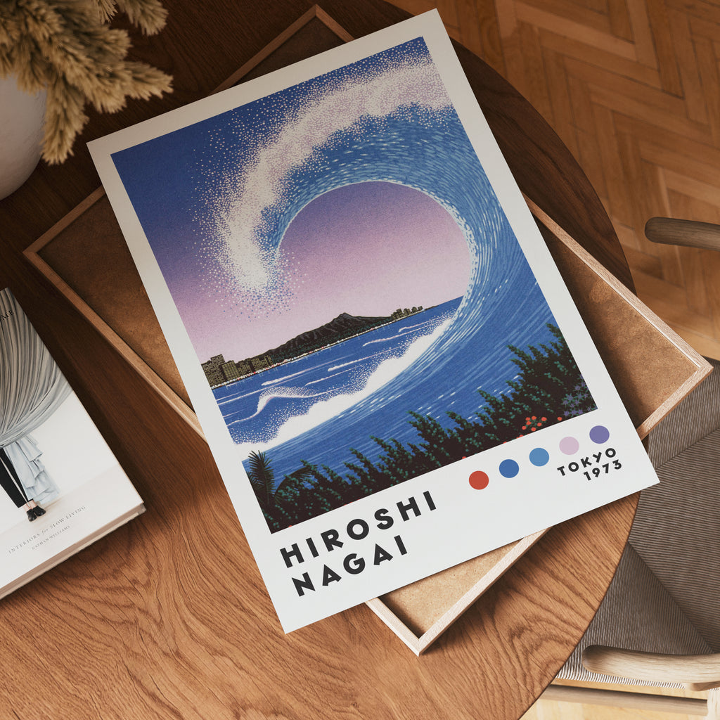 Hiroshi Nagai Diamond Wave Poster
