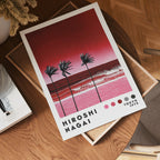 Hiroshi Nagai Crimson Coast Poster