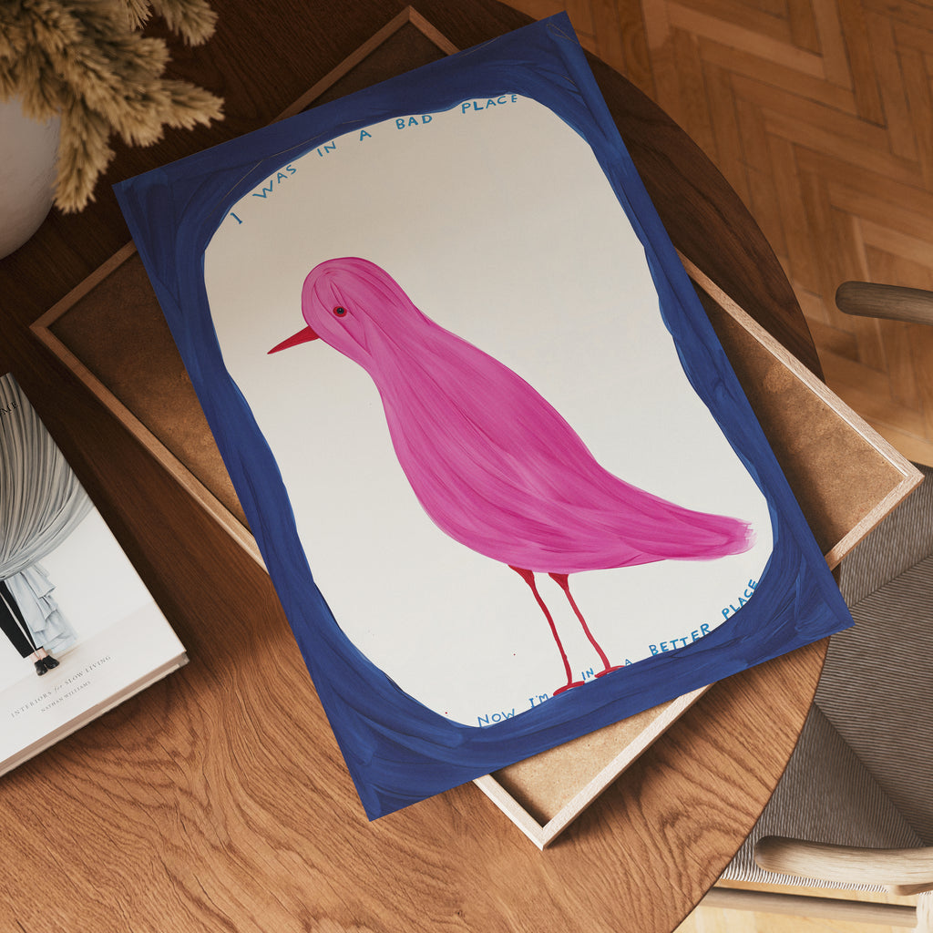Pink Bird Poster